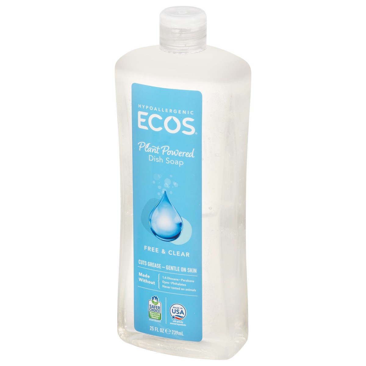slide 9 of 9, ECOS Plant Powered Free & Clear Dish Soap 25 fl oz, 25 fl oz