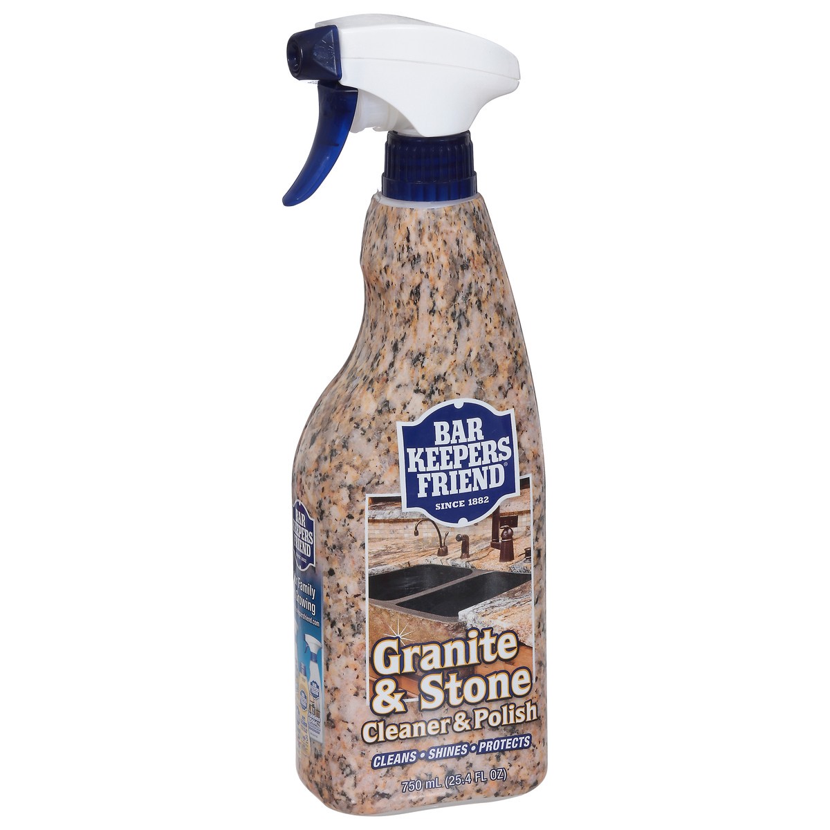 slide 9 of 9, Bar Keepers Friend Granite & Stone Cleaner & Polish 25.4 fl oz, 25.4 fl oz