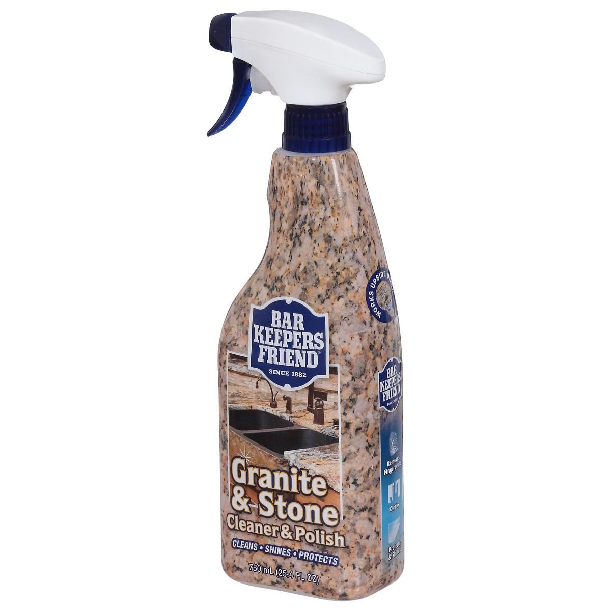 slide 6 of 9, Bar Keepers Friend Granite & Stone Cleaner & Polish 25.4 fl oz, 25.4 fl oz