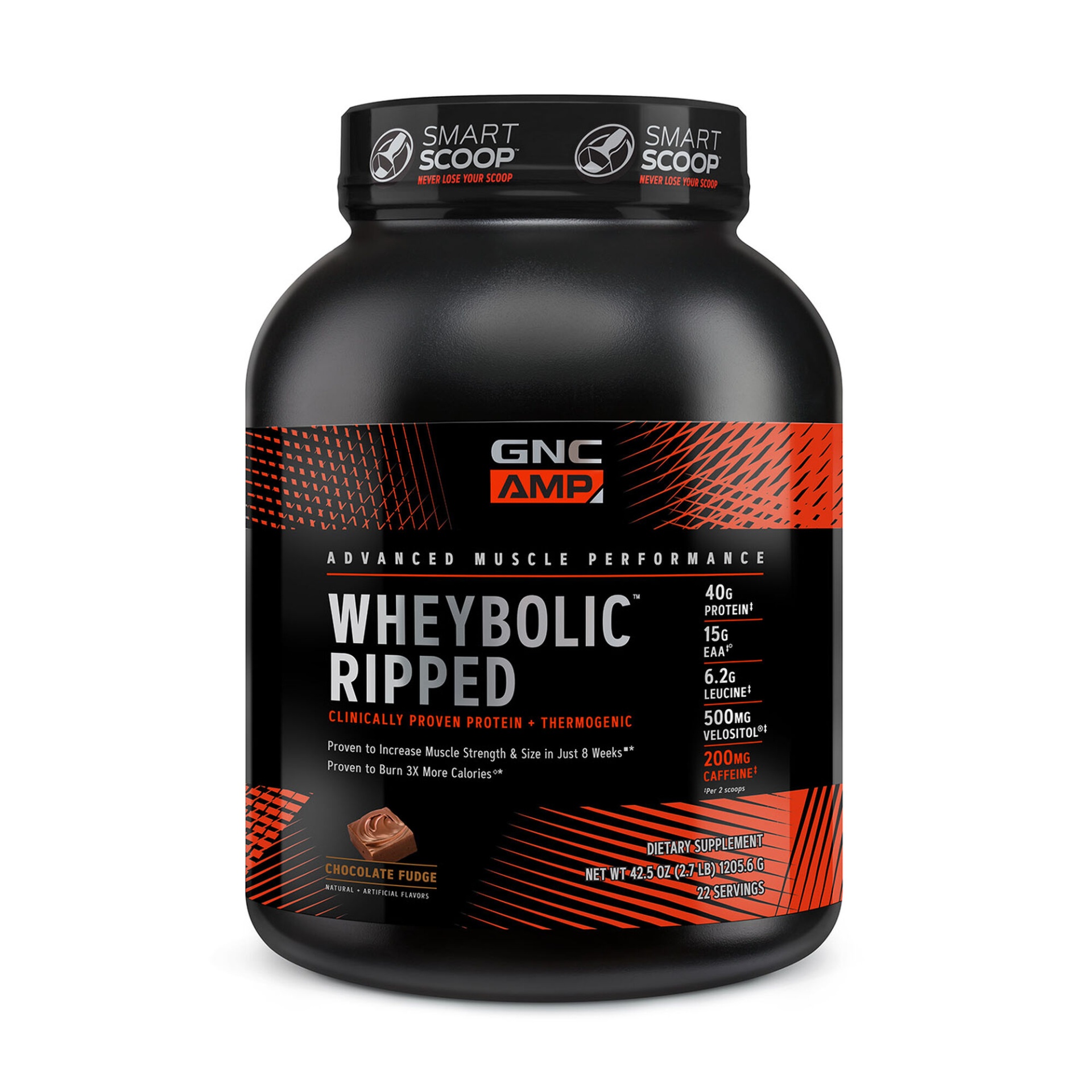 slide 1 of 1, GNC AMP Wheybolic Ripped - Chocolate Fudge, 1 ct