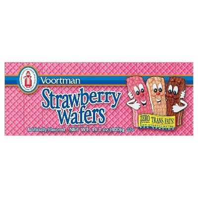 slide 1 of 1, Voortman Bakery Strawberry Wafers, 14.1 oz