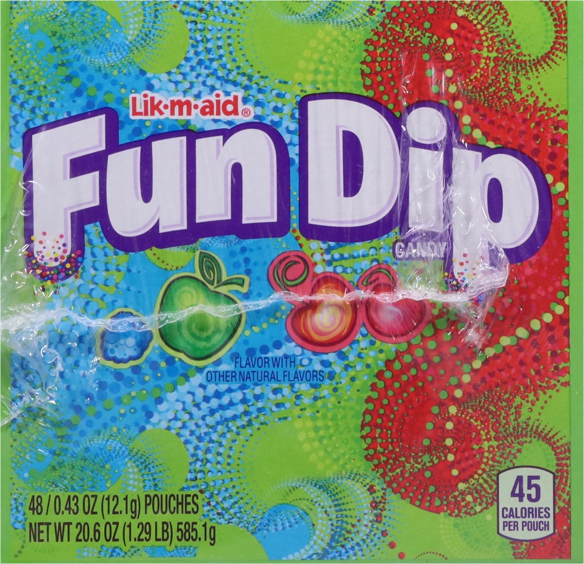 slide 13 of 14, Fun Dip Lik-M-Aid Candy 48 - 0.43 oz Pouches, 48 ct