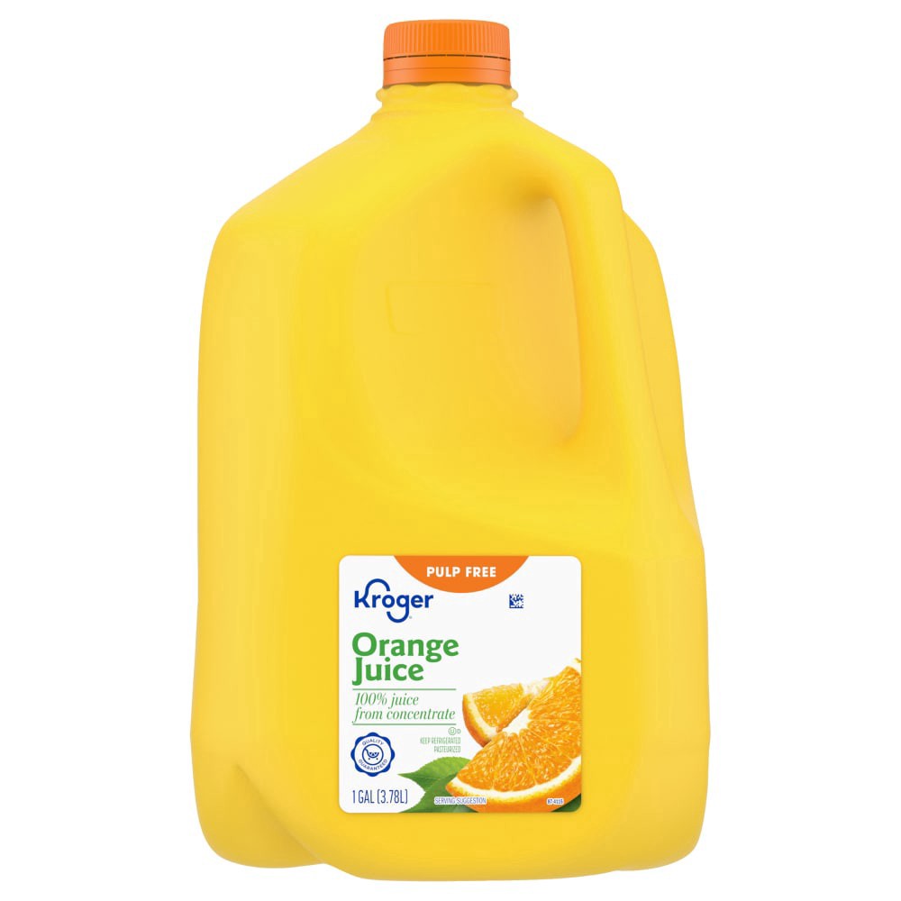 slide 2 of 5, Kroger Original 100% Orange Juice From Concentrate - 1 gal, 1 gal