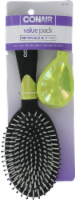 slide 1 of 1, Conair Styling Essentials Cushion Brush & Mirror, 1 ct