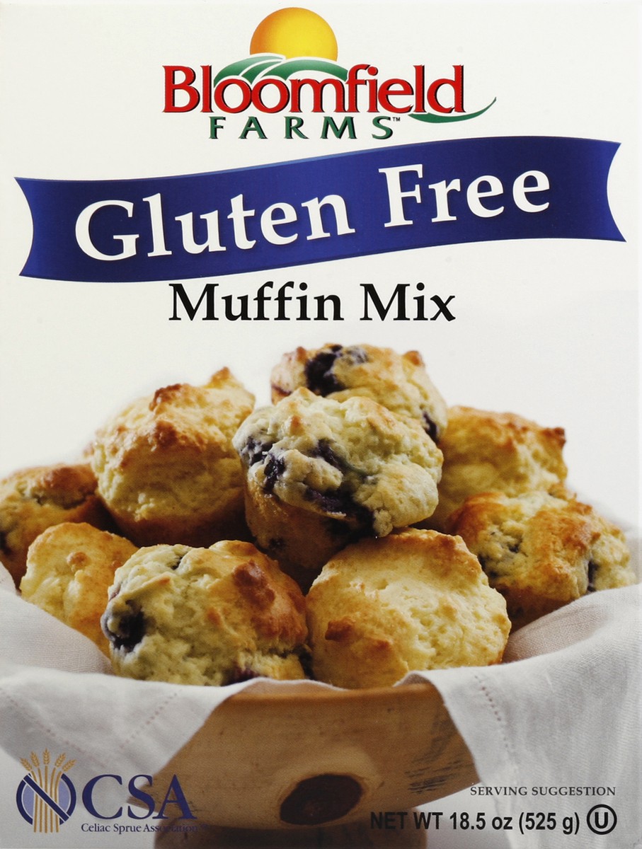 slide 4 of 4, Bloomfield Farms Gluten Free Muffin Mix, 18.5 oz