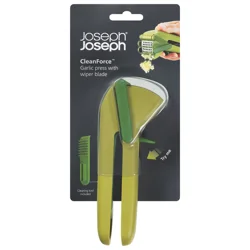 Joseph Joseph Garlic Press with Wiper Blade, Green