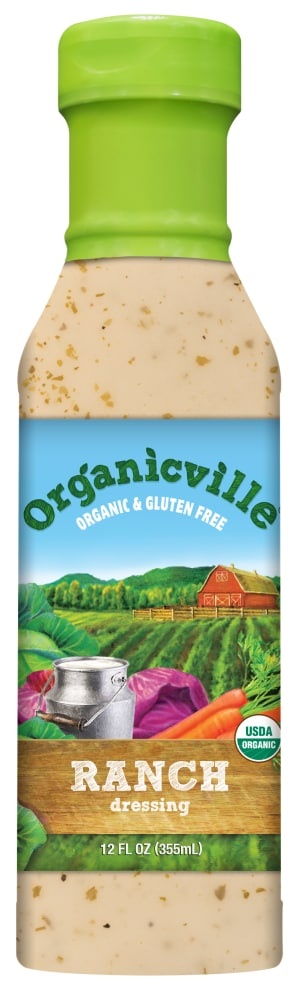 slide 1 of 1, Organicville Ranch Dressing, 12 fl oz