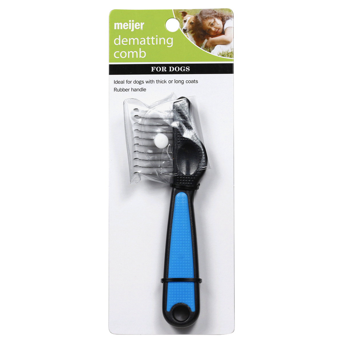 slide 1 of 2, Meijer Dematting Dog Comb, 1 ct