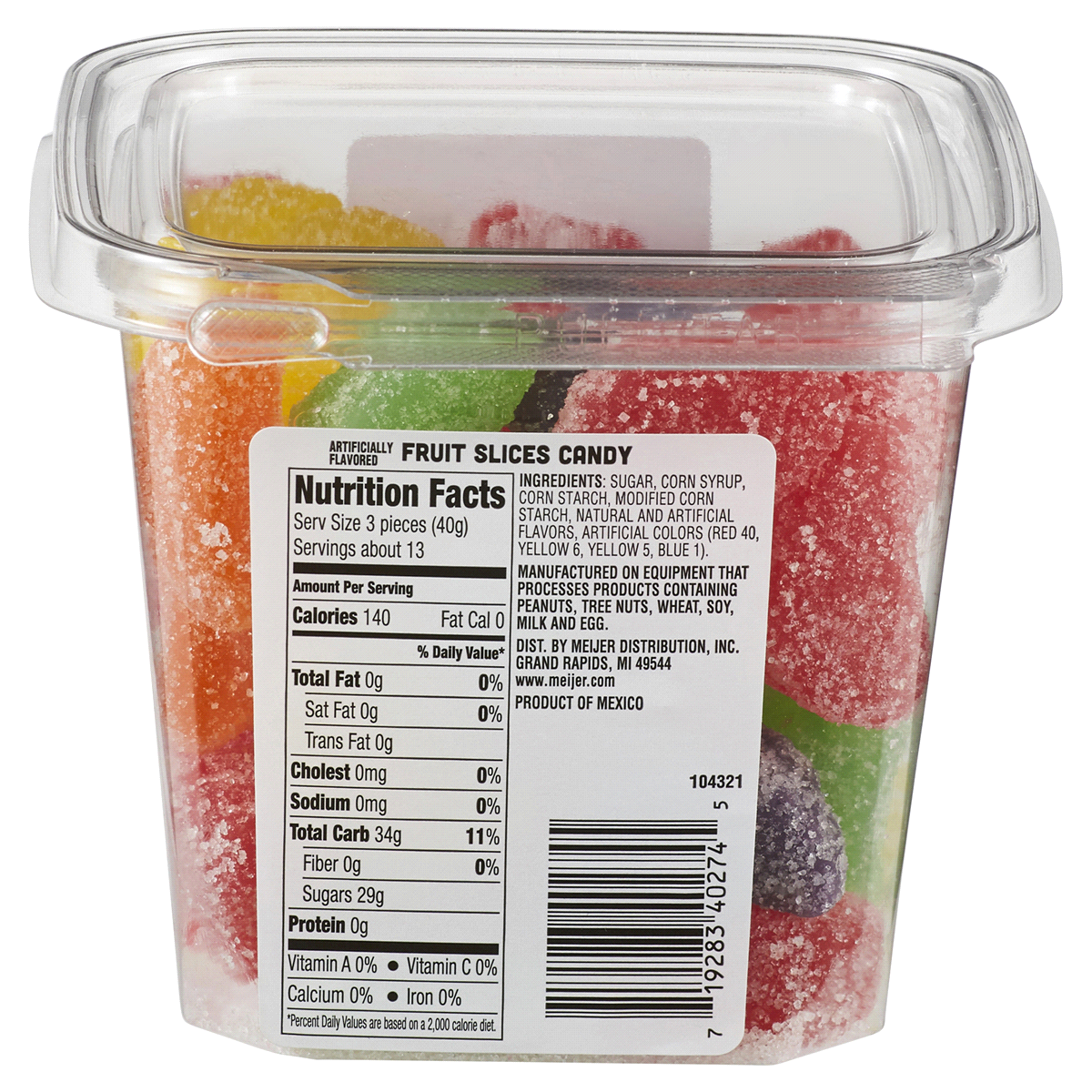 slide 2 of 2, Meijer Fruit Slices Candy, 18 oz