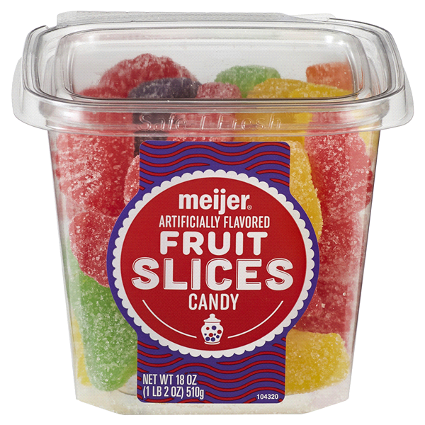 slide 1 of 1, Meijer Fruit Slices, 18 oz