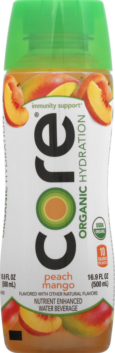 slide 1 of 13, CORE Organic Peach Mango Water Beverage 16.9 oz, 16.9 oz