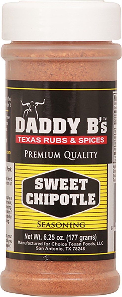 slide 2 of 12, Daddy B's Sweet Chipotle Seasoning 6.25 oz, 6.25 oz
