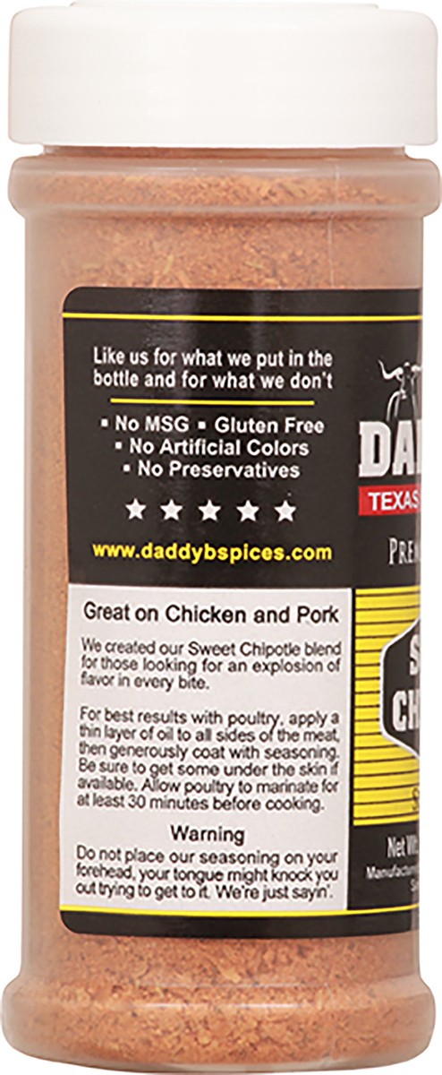 slide 3 of 12, Daddy B's Sweet Chipotle Seasoning 6.25 oz, 6.25 oz