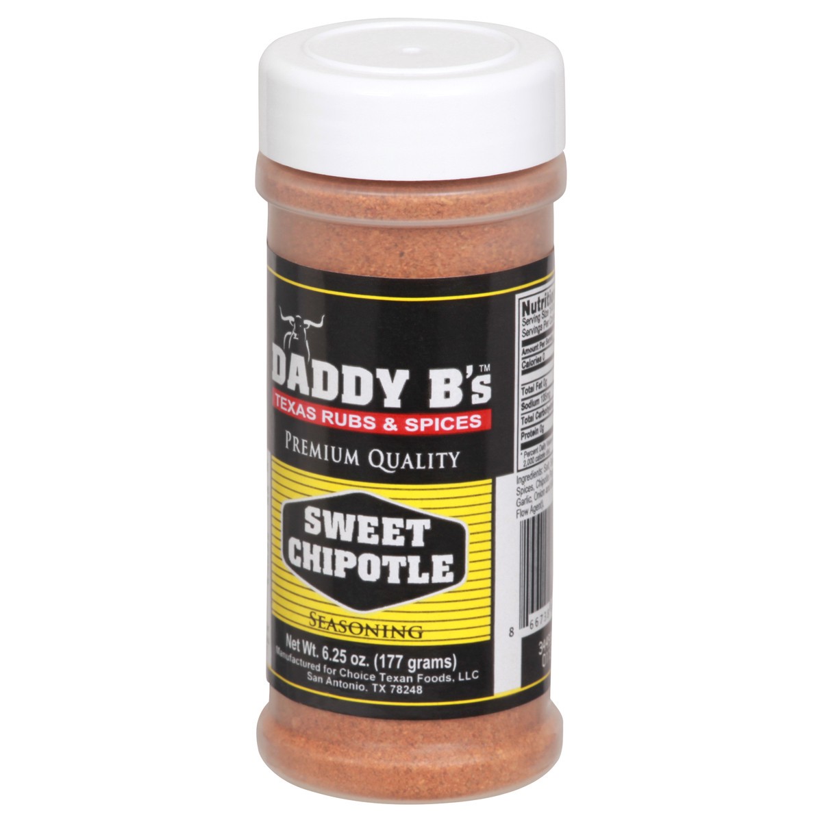 slide 11 of 12, Daddy B's Sweet Chipotle Seasoning 6.25 oz, 6.25 oz