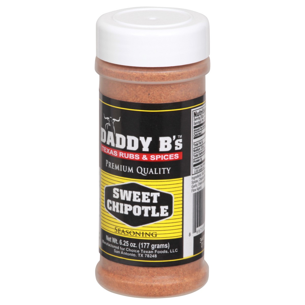 slide 5 of 12, Daddy B's Sweet Chipotle Seasoning 6.25 oz, 6.25 oz