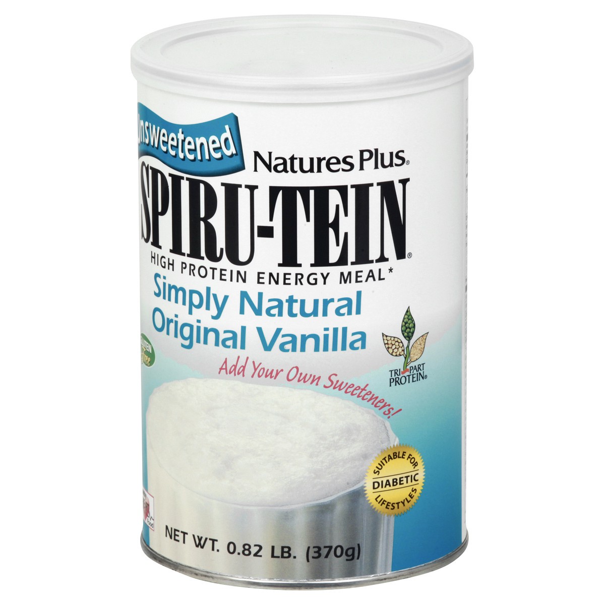 slide 12 of 13, Nature's Plus Unsweetened Simply Natural Original Vanilla Energy Meal 0.82 lb, 0.82 lb