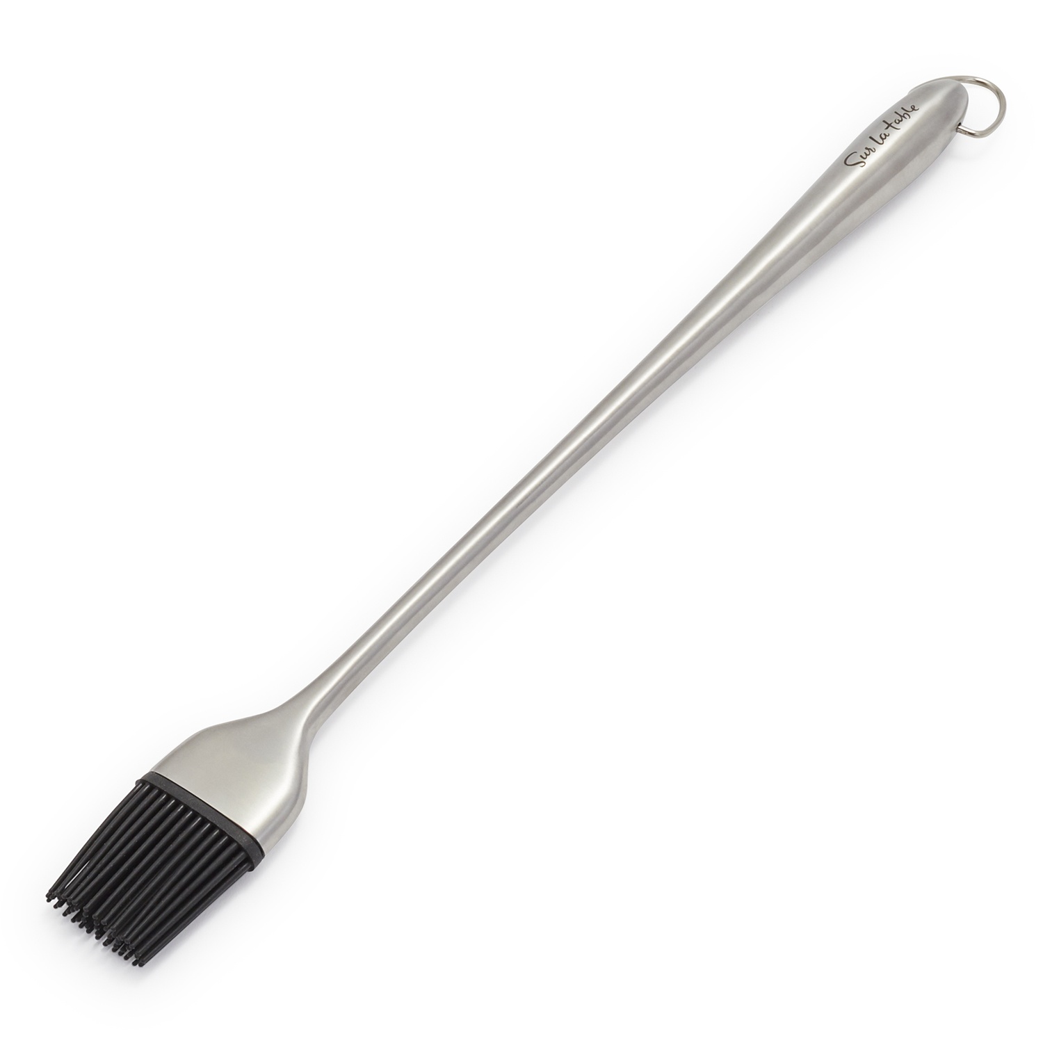slide 1 of 1, Sur La Table Stainless Steel Basting Brush, Silver, 15 in