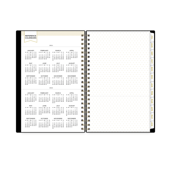 slide 5 of 6, Blue Sky 2024-2025 Day Designer Weekly/Monthly Planning Calendar, 5"" X 8"", Black, July To June, 144866, 1 ct