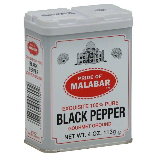 slide 1 of 4, Pride of Malabar Black Pepper 4 oz, 4 oz