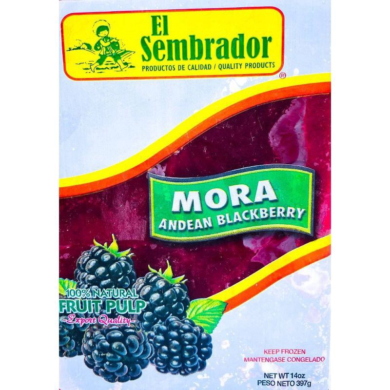 slide 1 of 3, NON BRAND Mora Andean Blackberry Fruit Pulp, 14 Oz, 14 oz