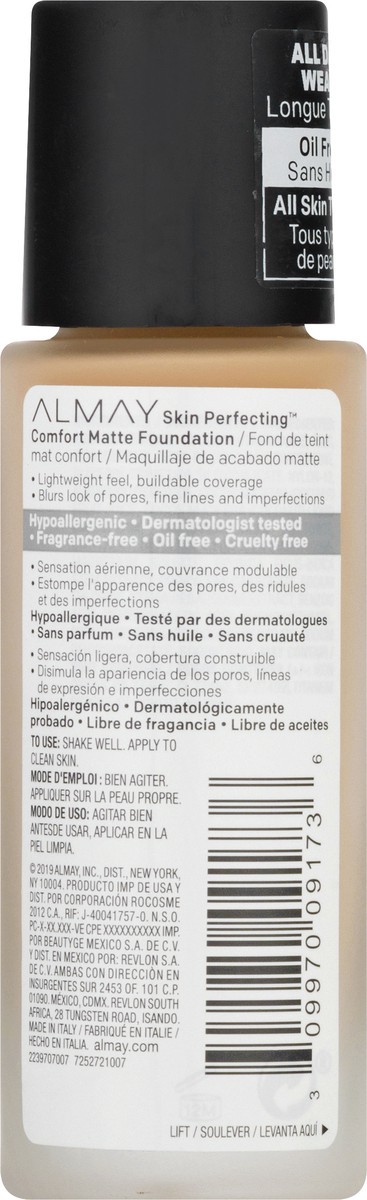 slide 6 of 12, Almay Skin Perfecting Foundation Comfort Matte Natural Beige - 1 Oz, 1 fl oz