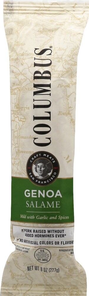 slide 1 of 9, COLUMBUS Genoa Salame Stick, 8 oz