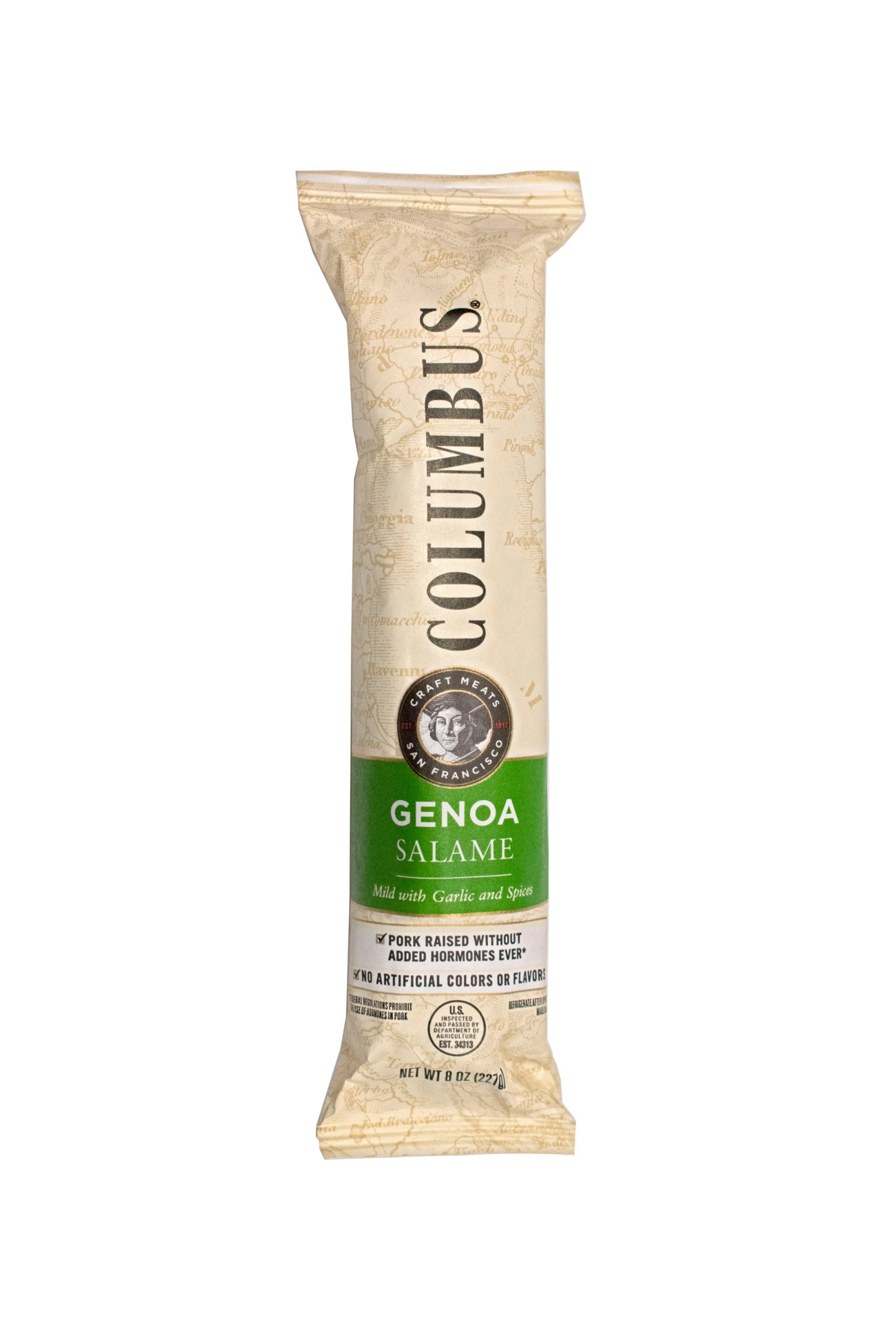 slide 1 of 9, Columbus Genoa Salame Stick, 8 oz