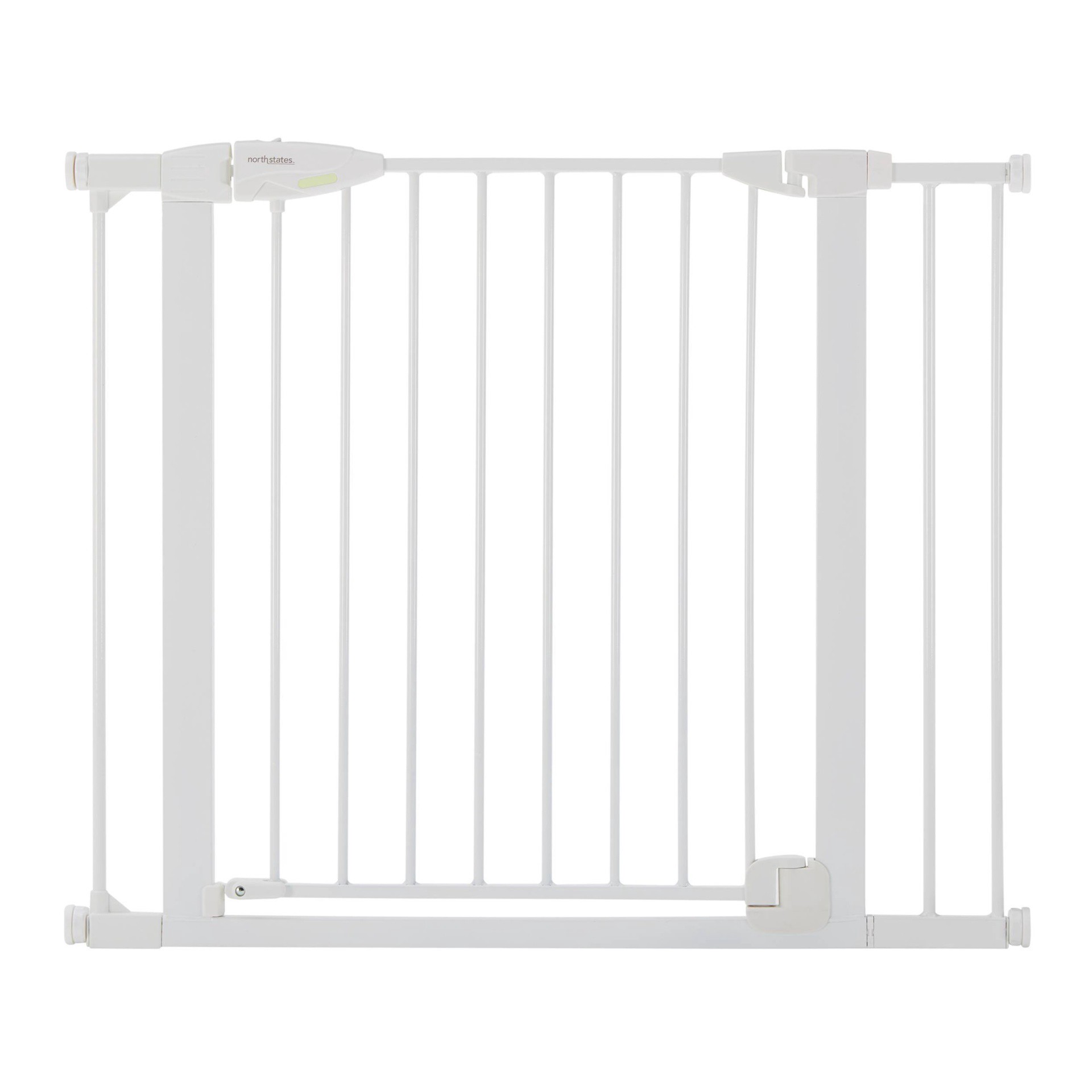 slide 1 of 5, Toddleroo by North States Bright Choice Auto-Close Baby Gate - White - 29.75";-40.5"; Wide, 1 ct