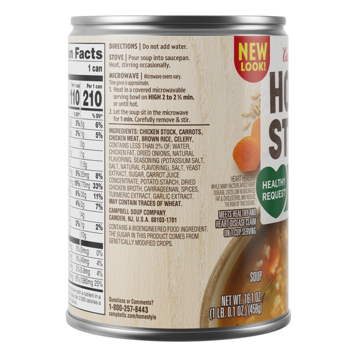 slide 3 of 11, Campbell's Savory Chicken and Rice Soup, 16.1 oz