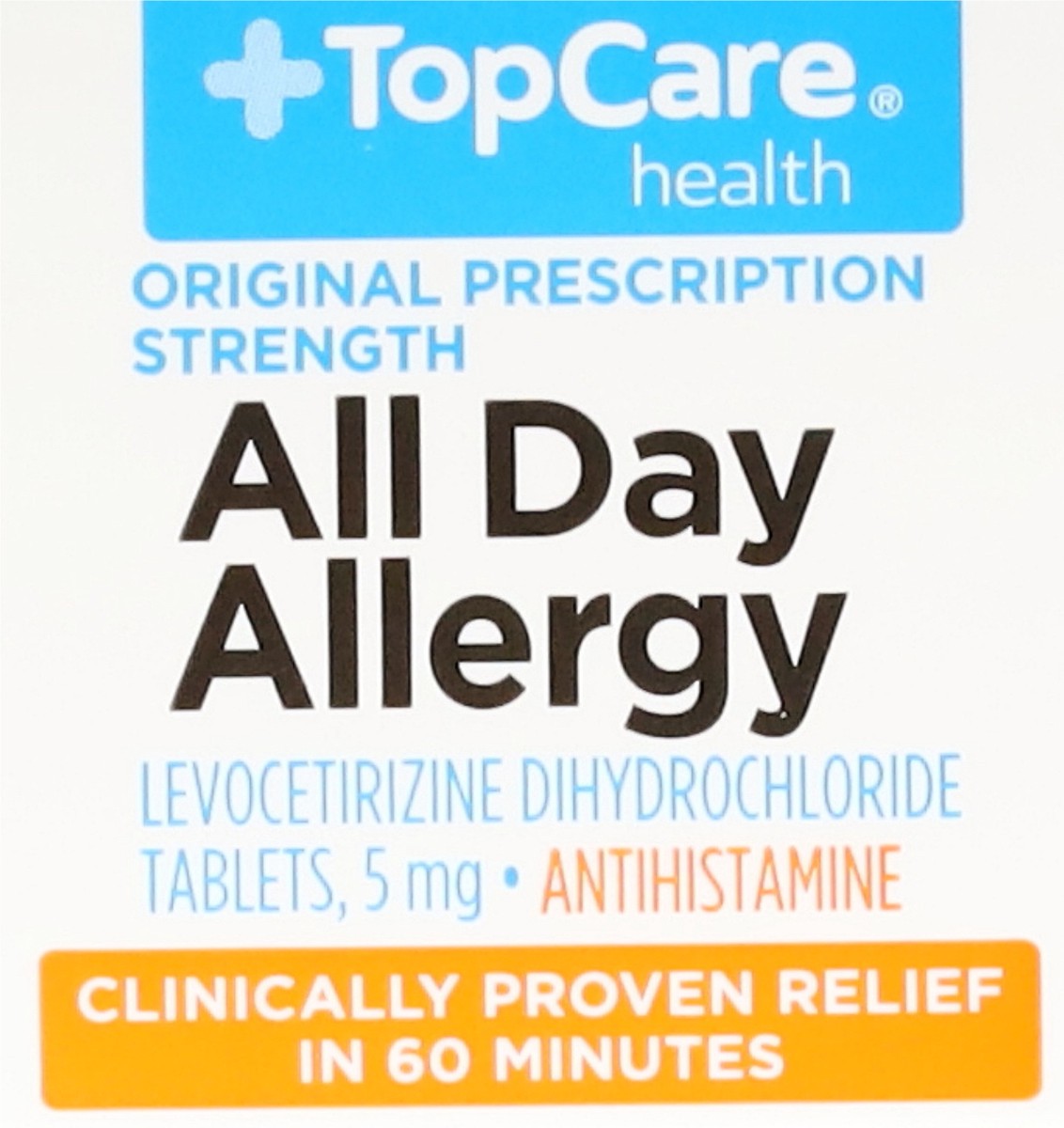 slide 8 of 16, TopCare Health Original Prescription Strength 5 mg All Day Allergy 45 Tablets, 45 ct