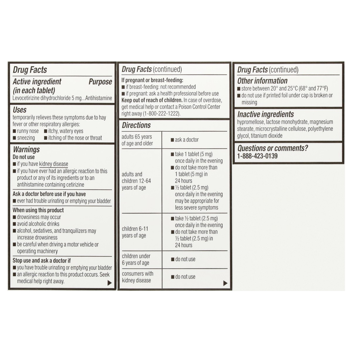 slide 10 of 16, TopCare Health Original Prescription Strength 5 mg All Day Allergy 45 Tablets, 45 ct
