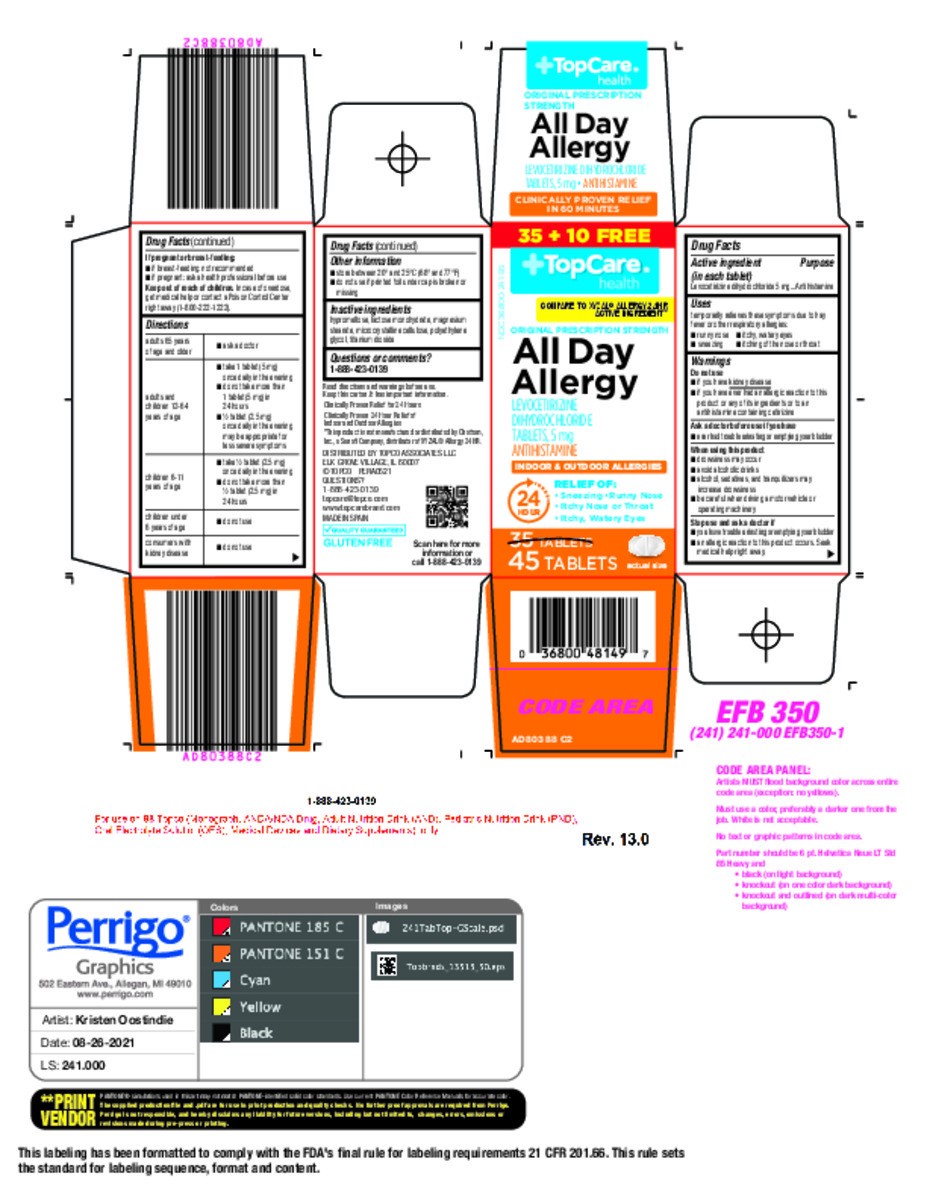 slide 14 of 16, TopCare Health Original Prescription Strength 5 mg All Day Allergy 45 Tablets, 45 ct