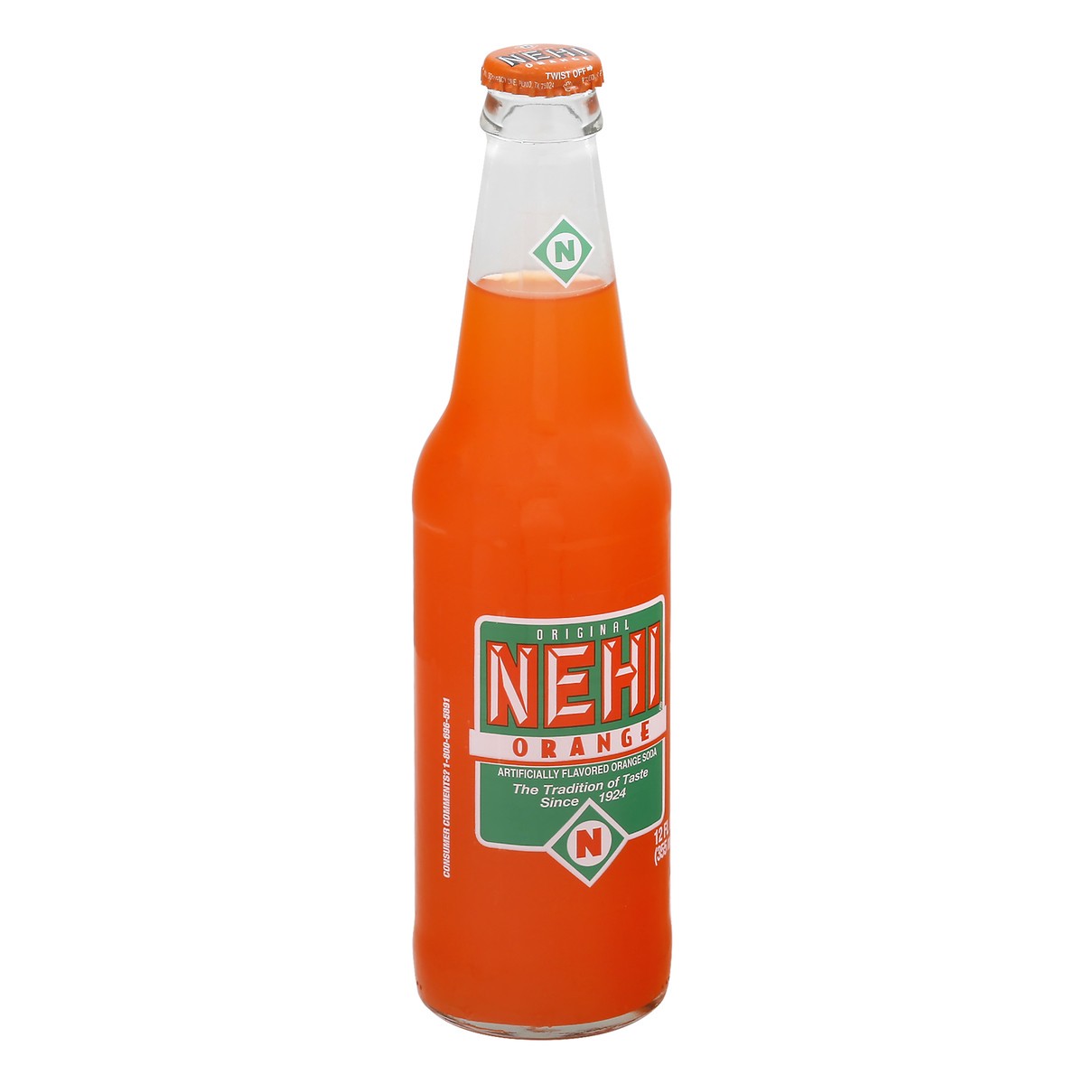 slide 10 of 10, NEHI Orange Soda 12 oz, 12 oz