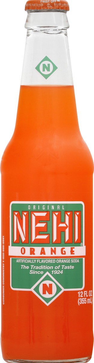 slide 7 of 10, NEHI Orange Soda 12 oz, 12 oz