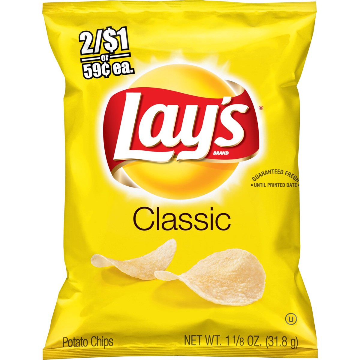 slide 3 of 7, Lay's Potato Chips, 1.12 oz