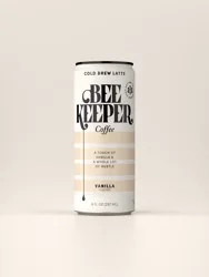 Beekeeper Vanilla Latte Cold Brew Coffee 8 fl oz