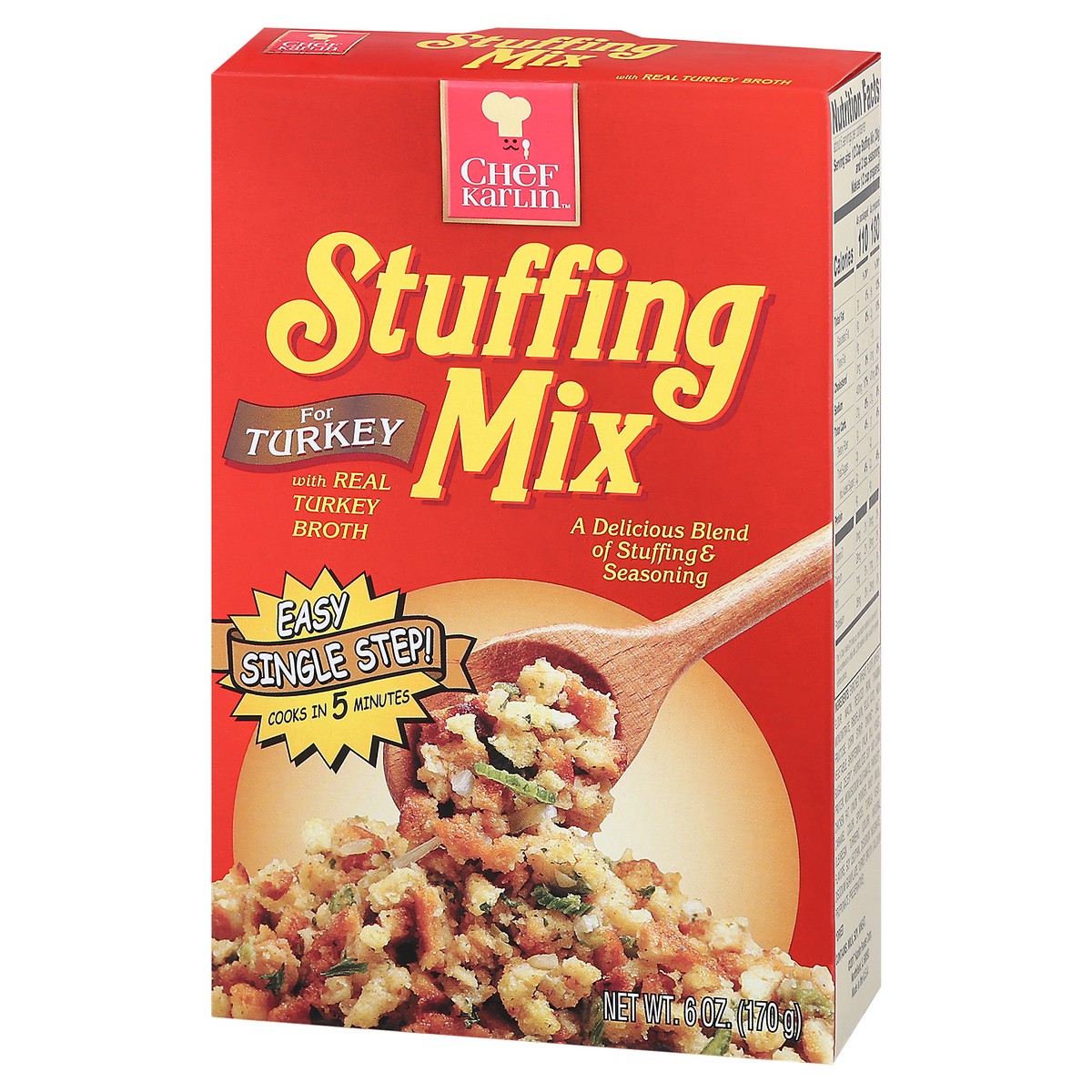 slide 5 of 9, Chef Karlin Stuffing Mix for Turkey 6 oz, 6 oz