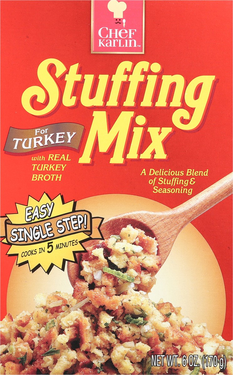 slide 9 of 9, Chef Karlin Stuffing Mix for Turkey 6 oz, 6 oz