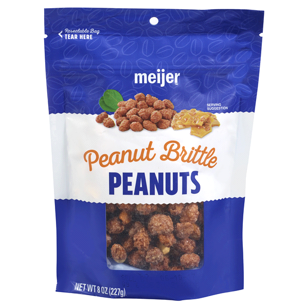 slide 1 of 1, Meijer Peanut Brittle Peanuts, 8 oz