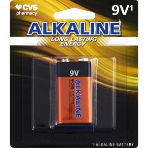 slide 1 of 1, CVS Health Cvs Alkaline Battery 9V, 1 ct