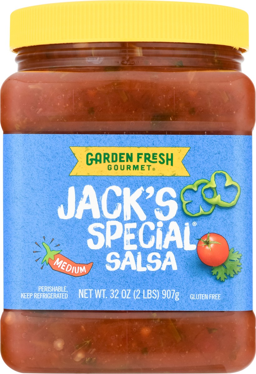 slide 7 of 9, Garden Fresh Gourmet Medium Jack''s Special Salsa 32 oz, 32 oz