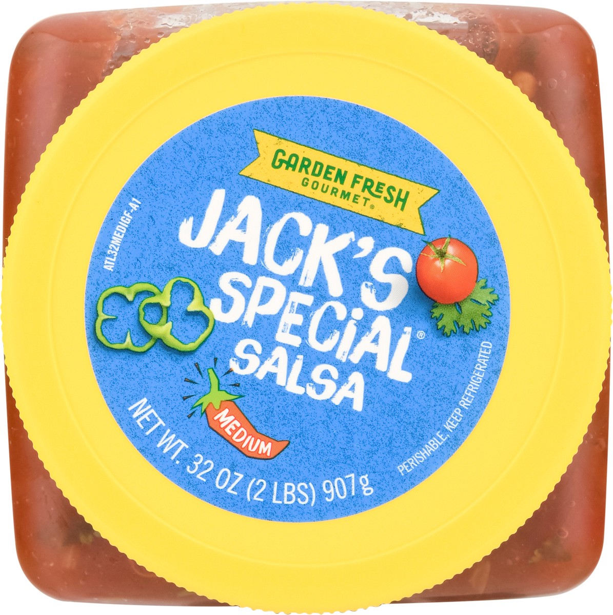 slide 4 of 9, Garden Fresh Gourmet Medium Jack''s Special Salsa 32 oz, 32 oz
