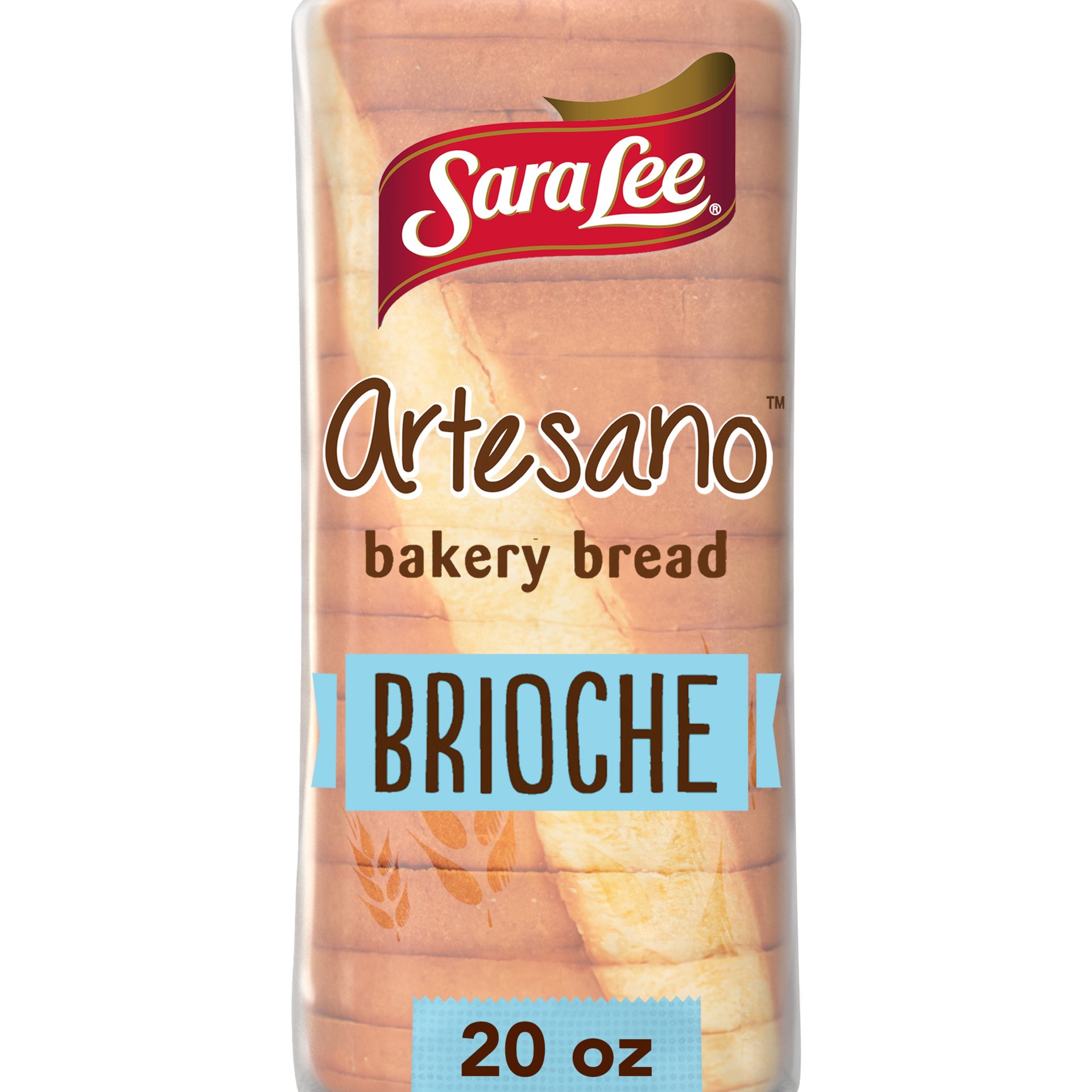 slide 1 of 9, Sara Lee Artesano Brioche Bakery Bread, 20 oz, Brioche Bread, Bag, 20 oz