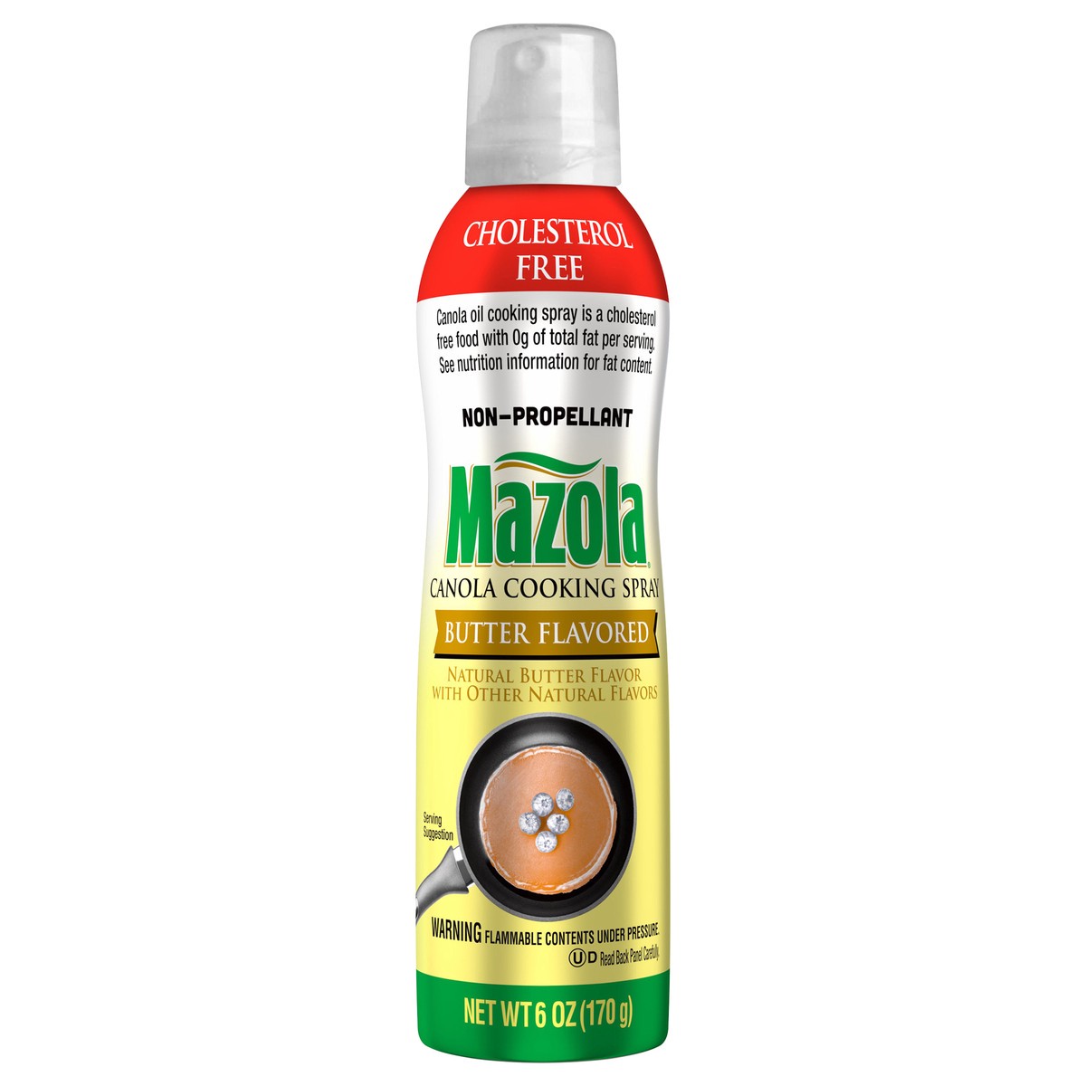 slide 5 of 10, Mazola Butter Flvrd Spray, 6 oz