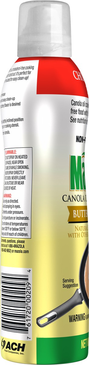 slide 3 of 10, Mazola Butter Flvrd Spray, 6 oz