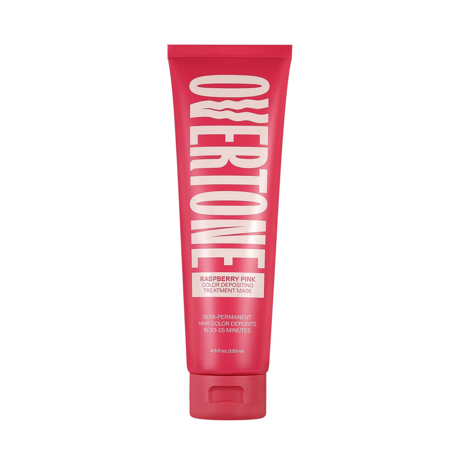 slide 1 of 1, OVERTONE 0Vertone Color Depositing Treatment Mask, Raspberry Pink, 4.5 Oz, 4.5 oz