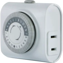 GE Indoor/Plug-In Basic Timer 1 Each