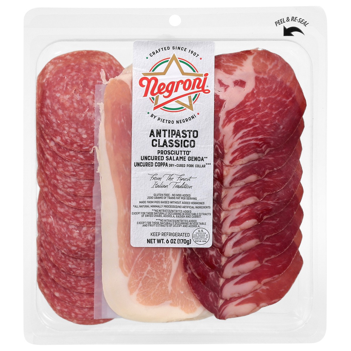 slide 4 of 4, Negroni Ital Antipasto Classico, 6 oz