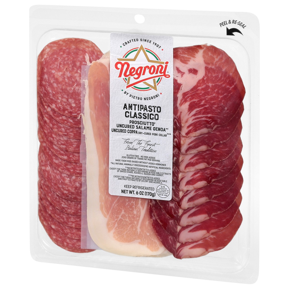 slide 3 of 4, Negroni Ital Antipasto Classico, 6 oz