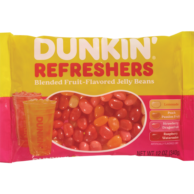 slide 1 of 1, Dunkin', Refreshers Jelly Bean, 12 Oz, 12 oz
